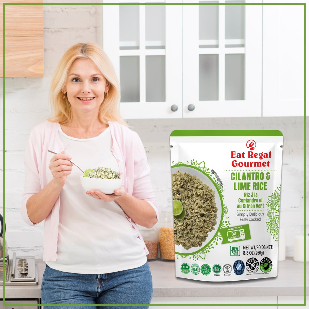 Eat Regal Cilantro & Lime Microwave Rice - Ready In 90 Seconds