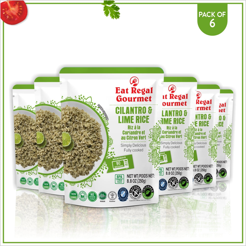 Eat Regal Cilantro & Lime Microwave Rice - Ready In 90 Seconds