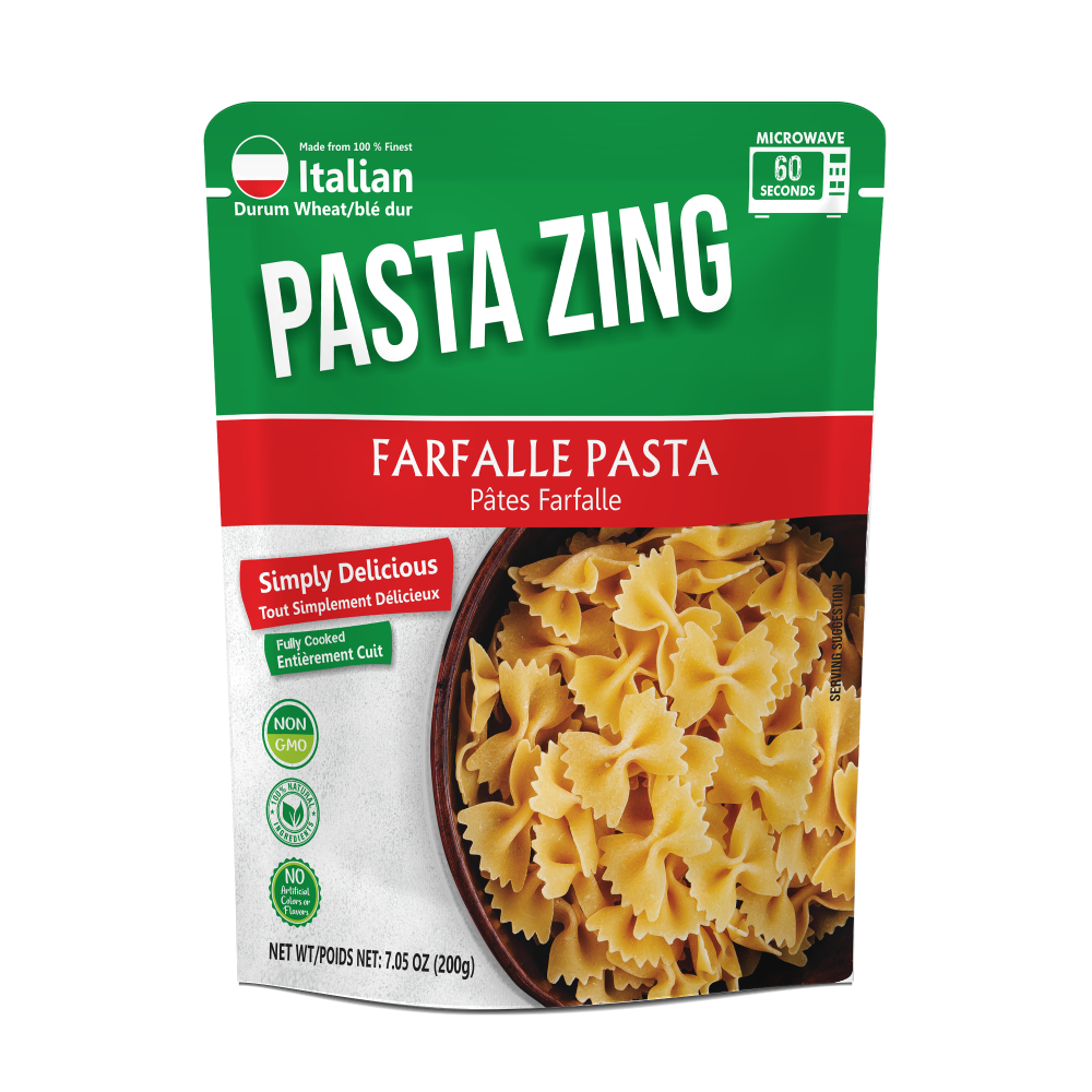 Pasta Zing Farfalle Pasta - Ready in 60 Seconds