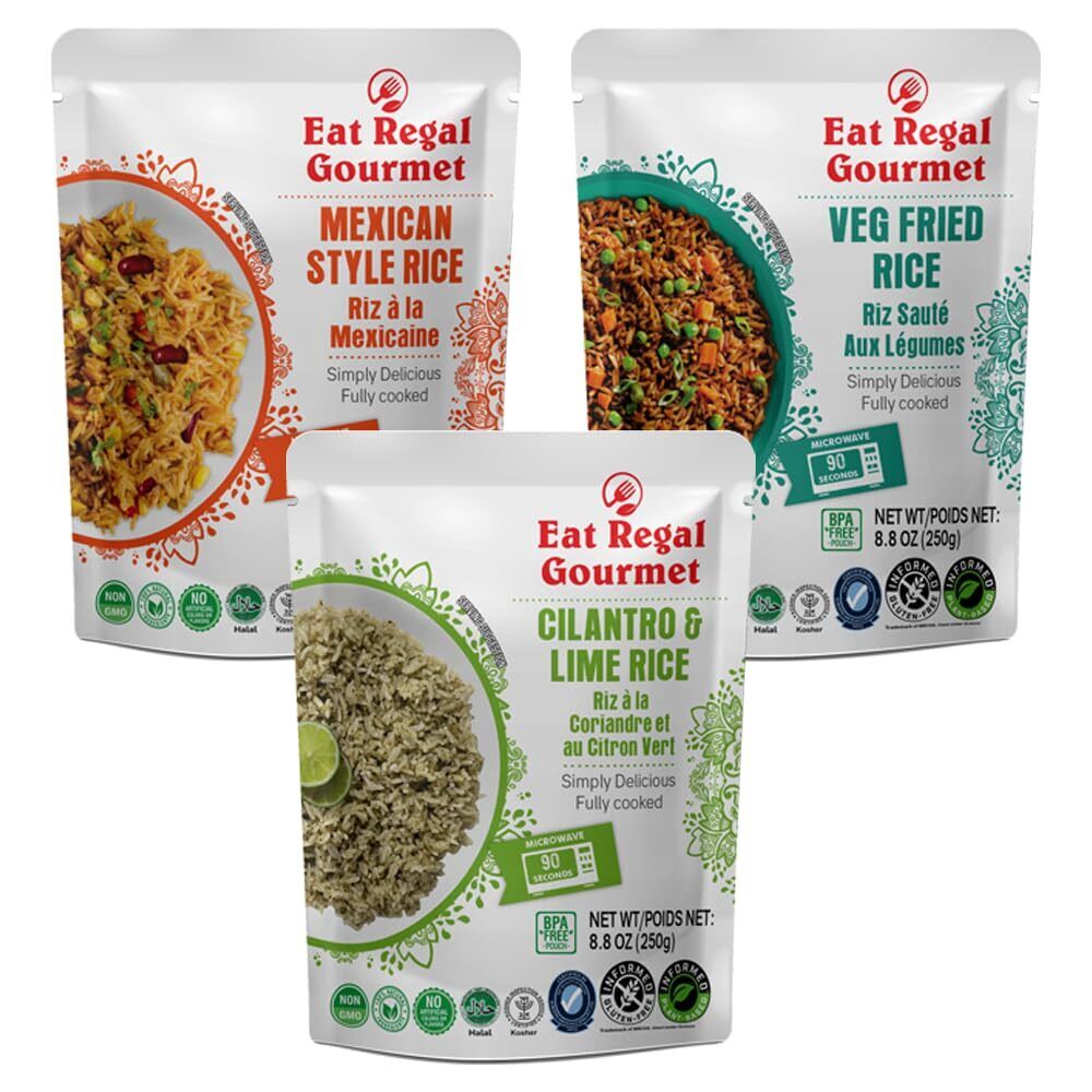 2 Veg Fried rice + 2 Mexcian rice + 2 Cilantro lime - Regal Kitchen Foods USA LLC